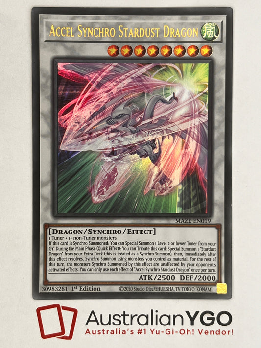 Accel Synchro Stardust Dragon MAZE-EN019