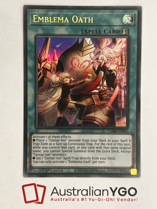 Emblema Oath VASM-EN021