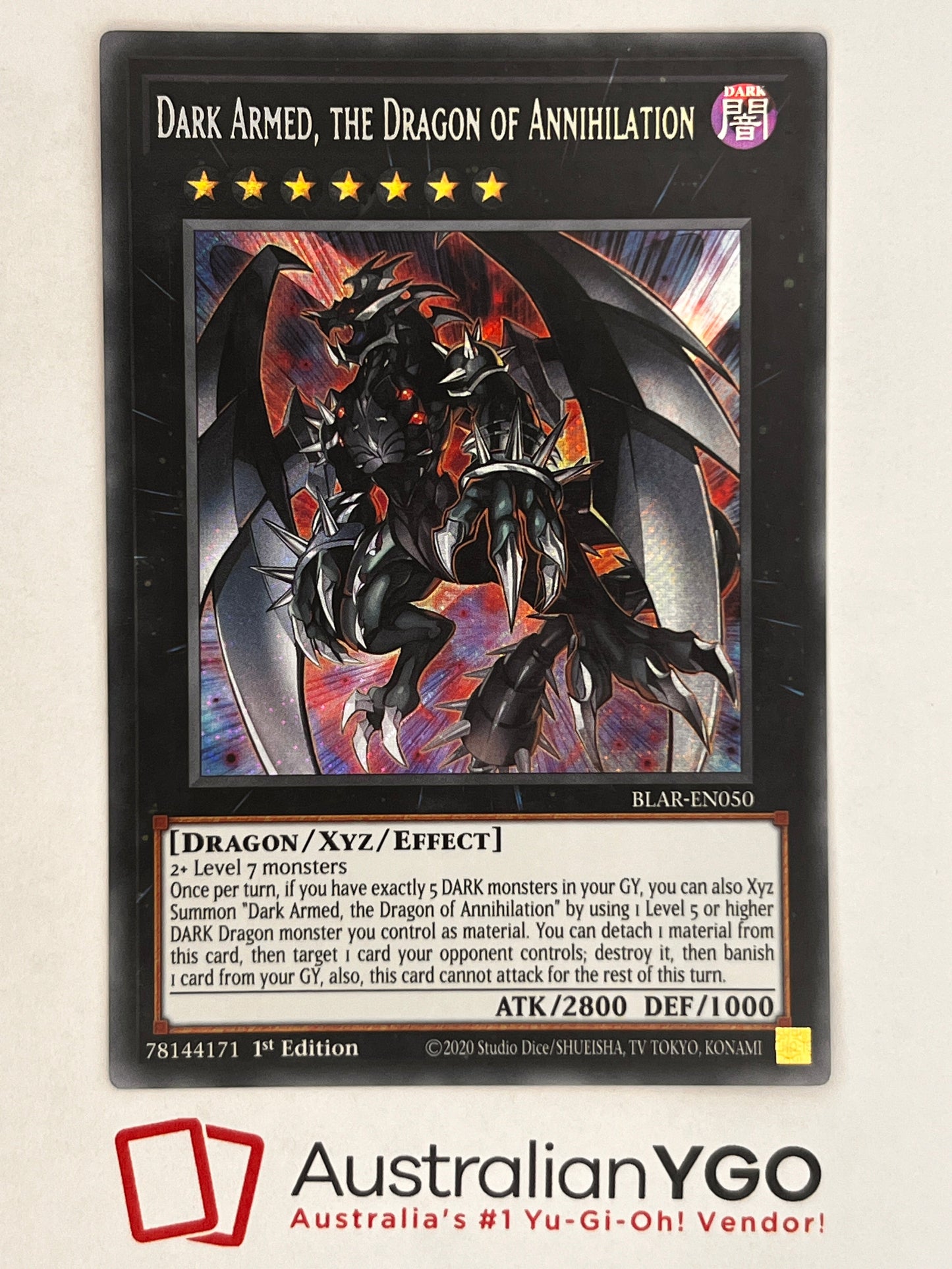 Dark Armed, The Dragon of Annihilation BLAR-EN050