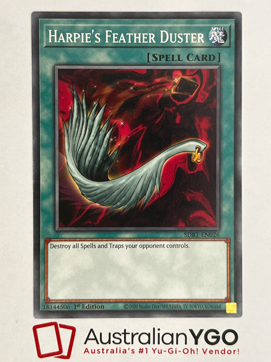 Harpie's Feather Duster SDBT-EN026