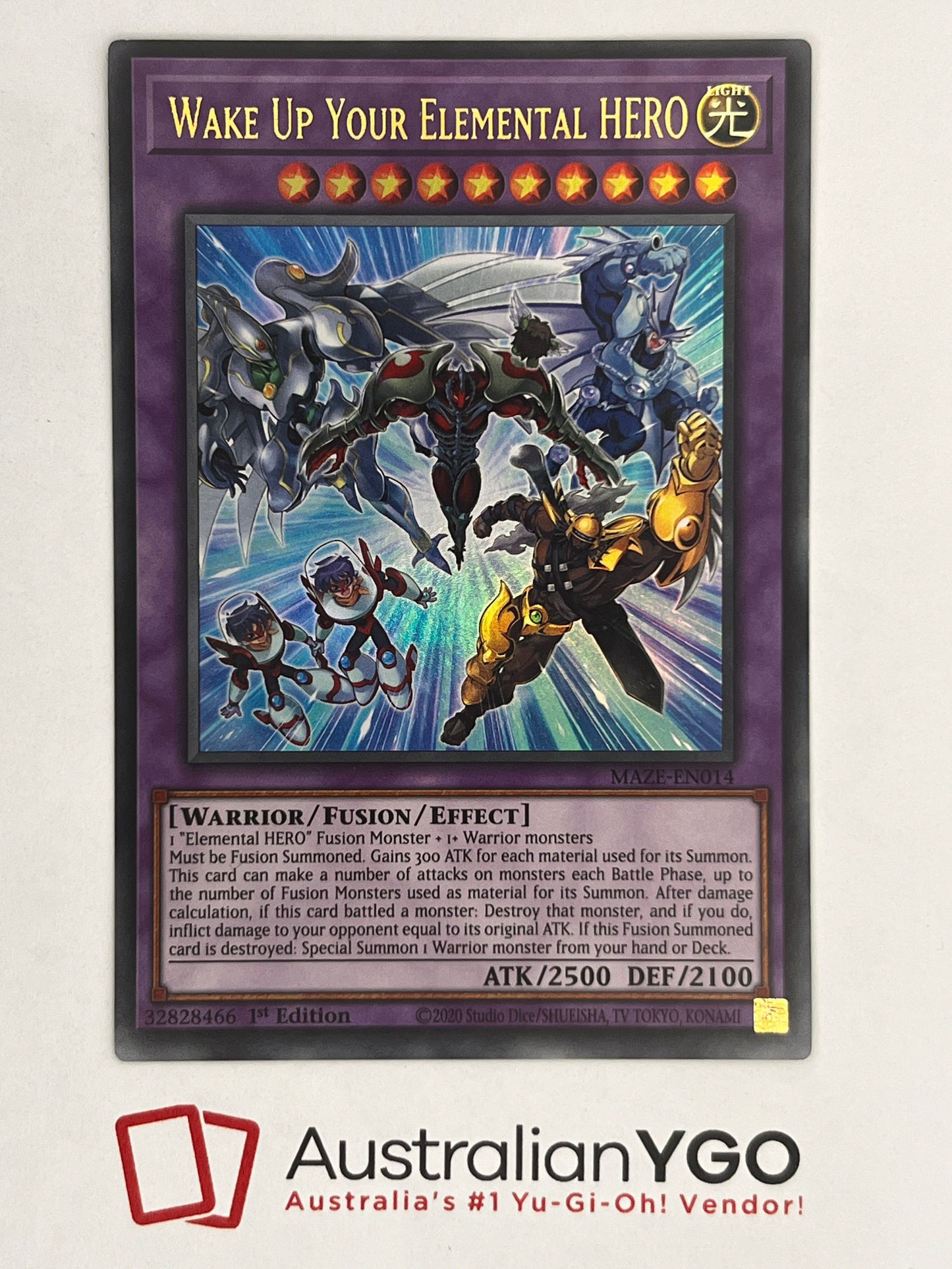 Wake Up Your Elemental HERO MAZE-EN014