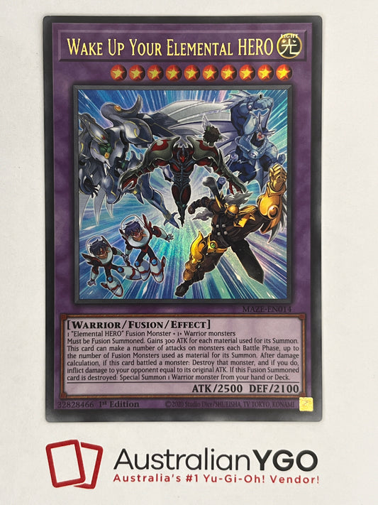 Wake Up Your Elemental HERO MAZE-EN014