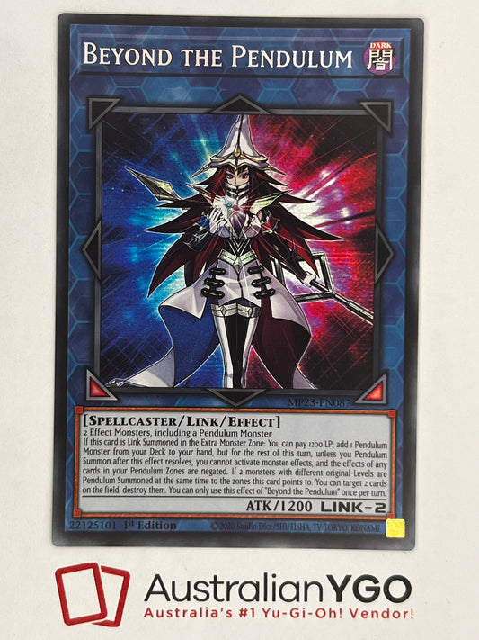 Beyond the Pendulum MP23-EN087