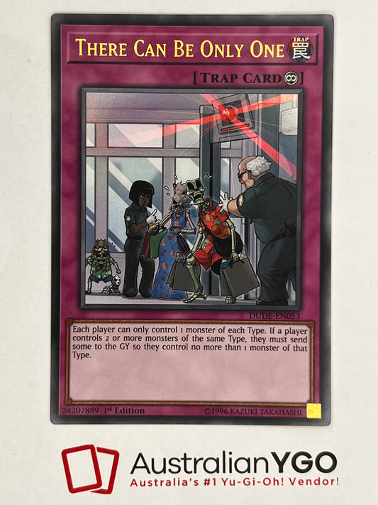 There Can Be Only One DUDE-EN053