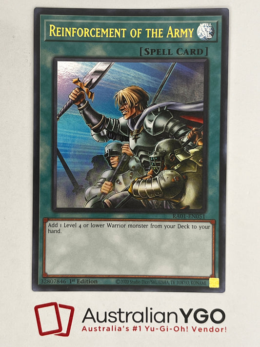Reinforcement of the Army (American) RA01-EN051