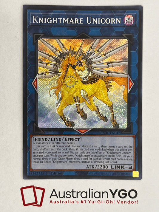 Knightmare Unicorn (American) RA01-EN043