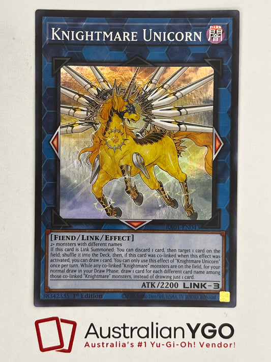 Knightmare Unicorn (American) RA01-EN043