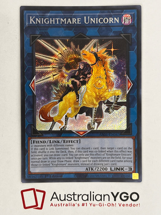 Knightmare Unicorn Alt Art (American) RA01-EN043