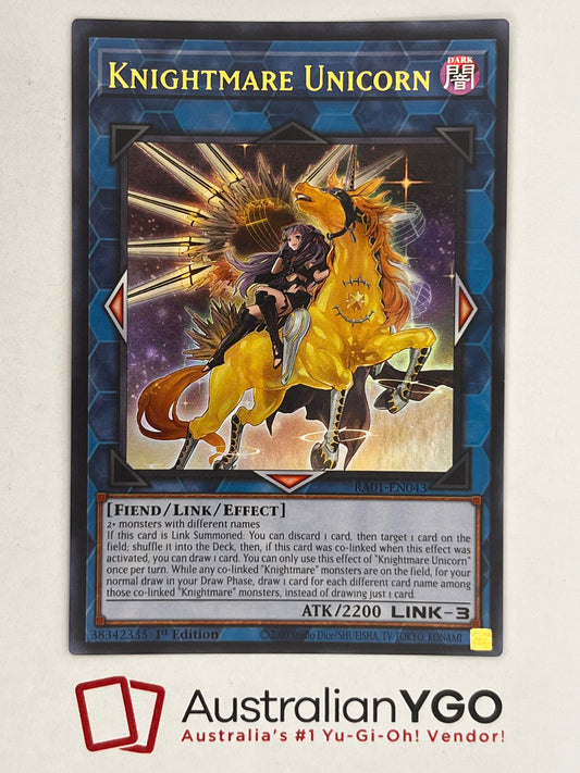 Knightmare Unicorn Alt Art (American) RA01-EN043