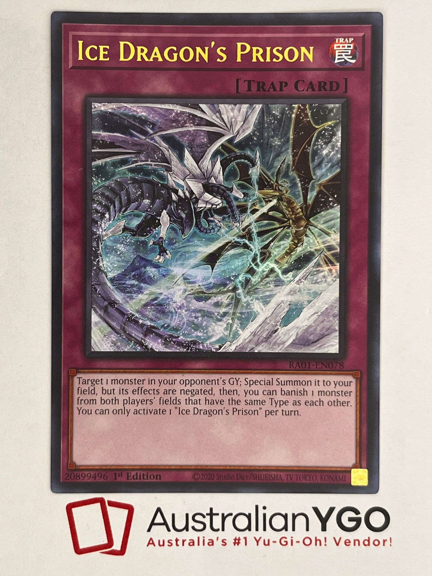 Ice Dragon's Prison (American) RA01-EN078