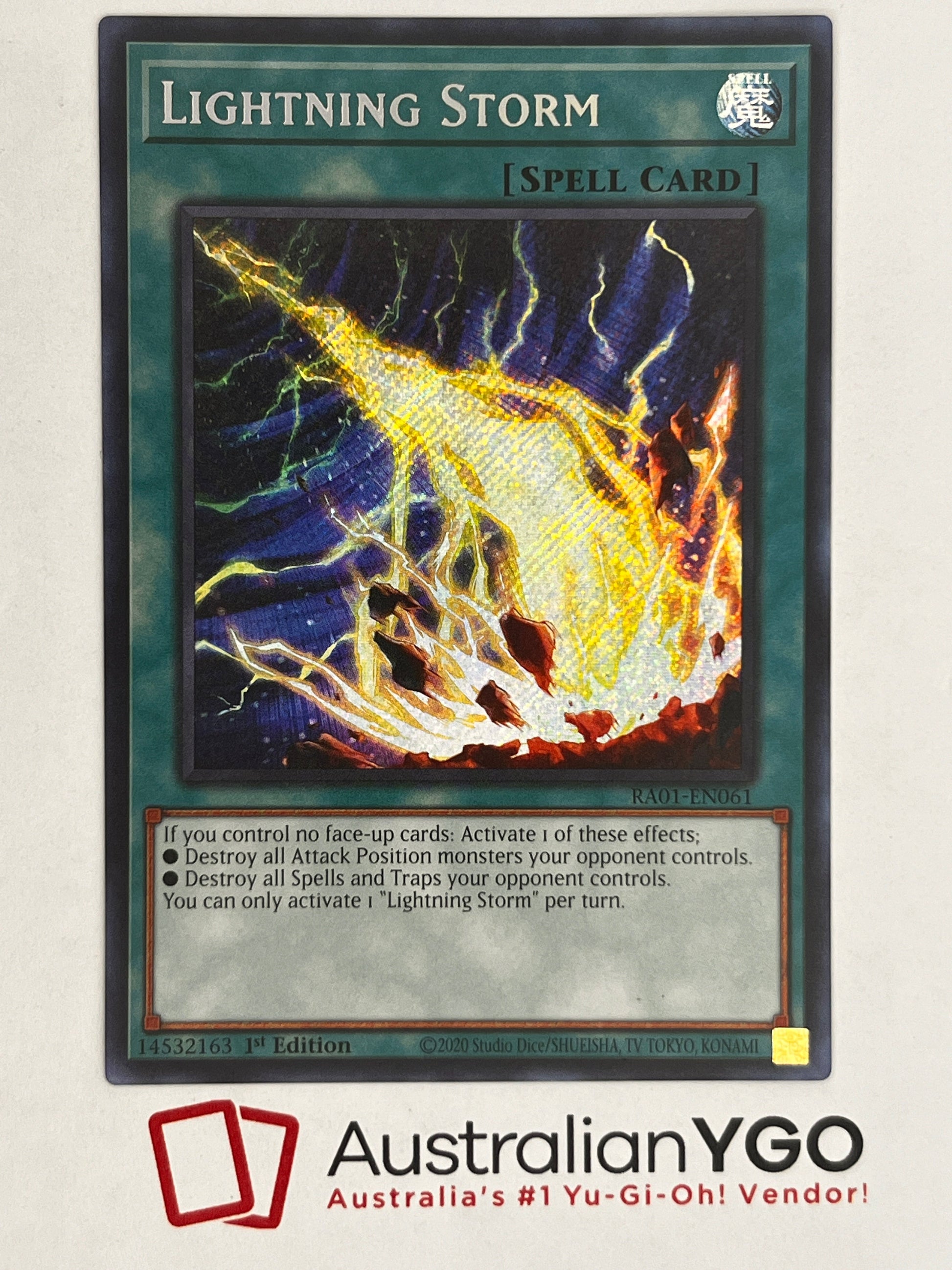 american yugioh cards Lightning Storm (American) RA01-EN061 – Aus Ygo