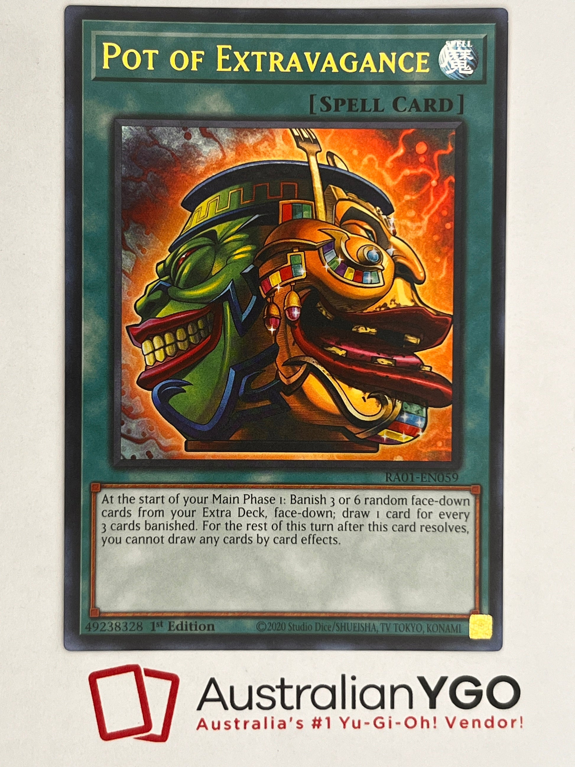 Pot of Extravagance (American) RA01-EN059 Aus Ygo Pot of Extravagance (American) RA01-EN059 Aus Ygo